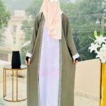 Sage Green Abaya for Women | Elegant Modest Wear by Libaas-e-Haya