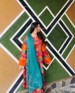 Pink, teal blue, orange, - Image 2