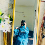 Teal Blue Dress | Elegant Everyday Wear by Libaas e Haya