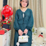 Dark Green Co-Ord Set for Women – Long Maxi Skirt with Tie-Front Shirt | Elegant Casual & Party Wear