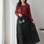 Floral Printed Skirt – Elegant Long Skirt for Women | Libas e Haya