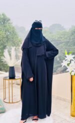 Ruqayyah Black Nida Abaya – Premium Modest Wear for Women - Image 3